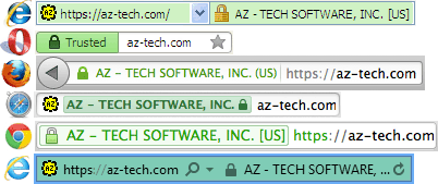Az-Tech.com Green Bar Security!