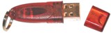 Red Rockey with Split-Ring and Dust Cap